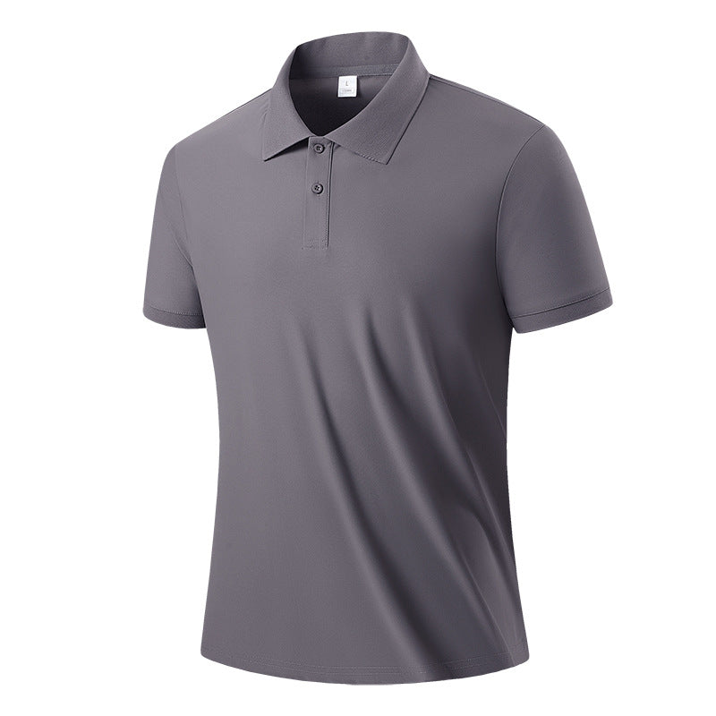 Men's Spring Summer Quick-Dry Outdoor New Simple Ice-Feel Polo Shirt