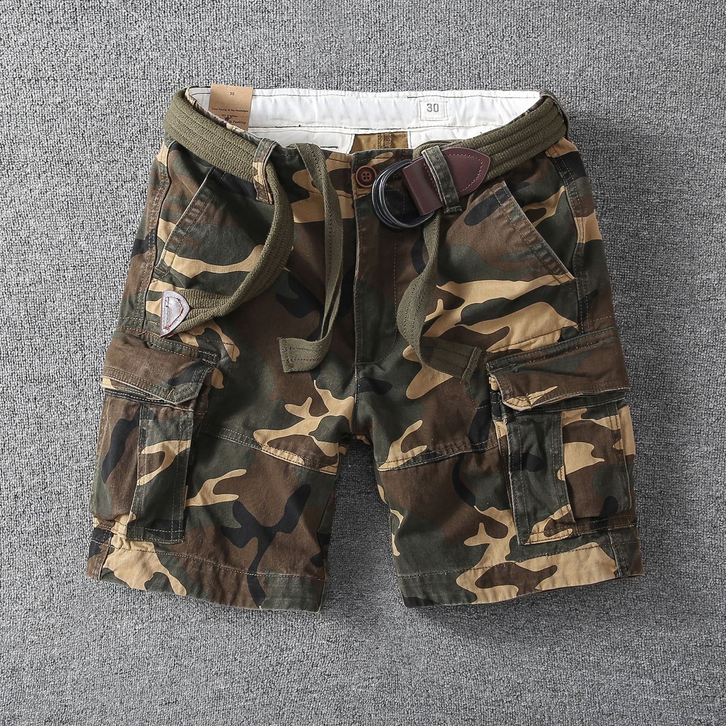 Straight-leg Men's Casual Mid-rise Pants