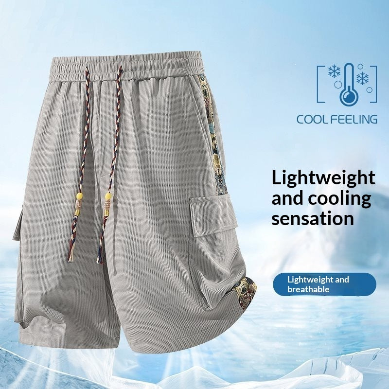 New Mens Work Shorts Summer Thin Breathable