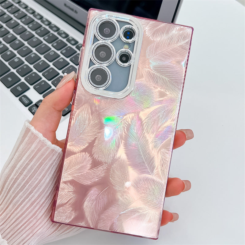 Electroplated Precision-hole IMD Hard Case With Lens Protector For Phones