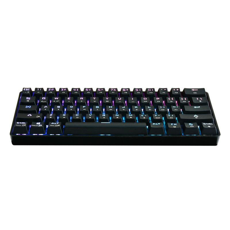 Smart Wireless Bluetooth Keyboard Colorful PBT Keycaps Mechanical Keyboard