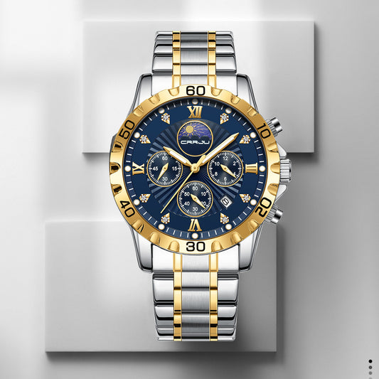 Men's Multifunctional Business Calendar Quartz Watch