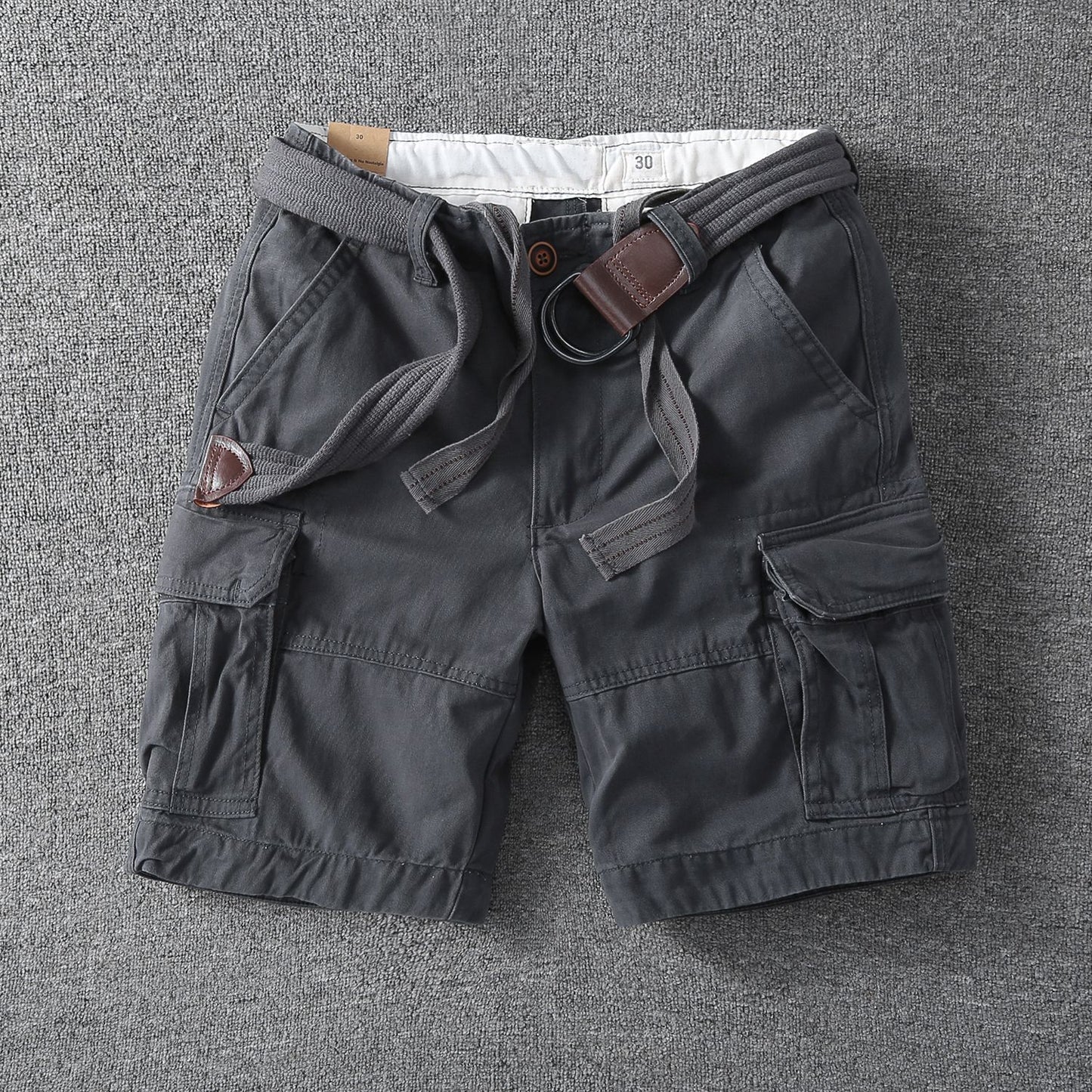Straight-leg Men's Casual Mid-rise Pants