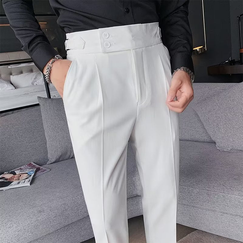 Naples Men's Trousers Korean-style Slim Fit