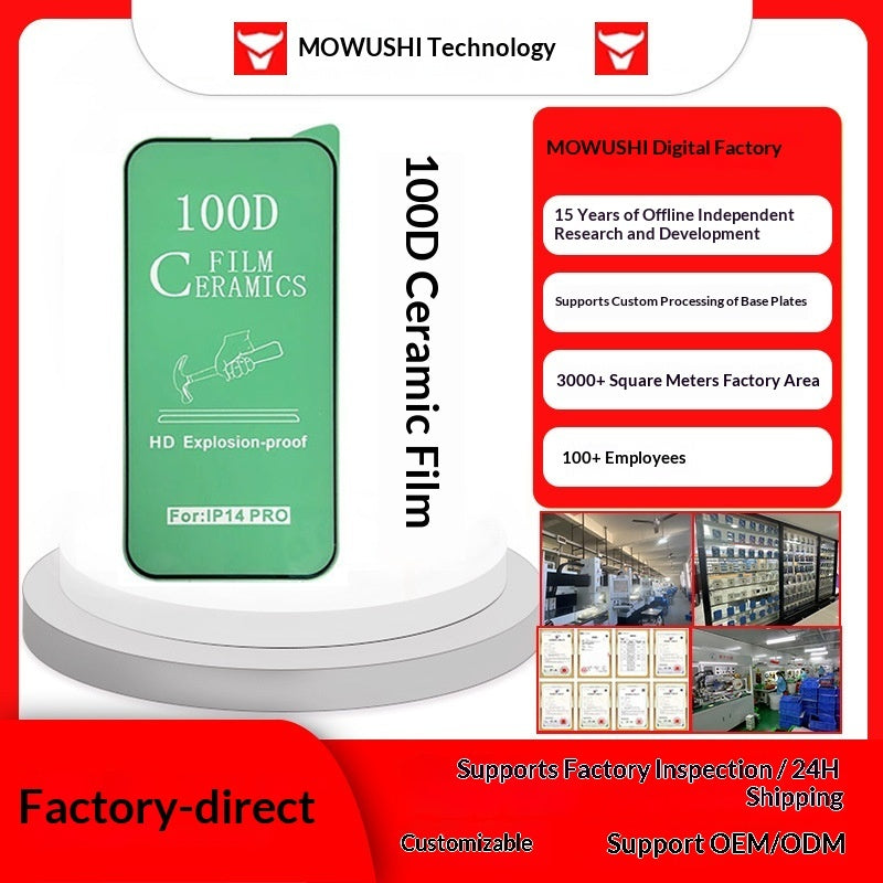Full-screen Soft Protective Film For Phones With Diamond Ceramic Coating