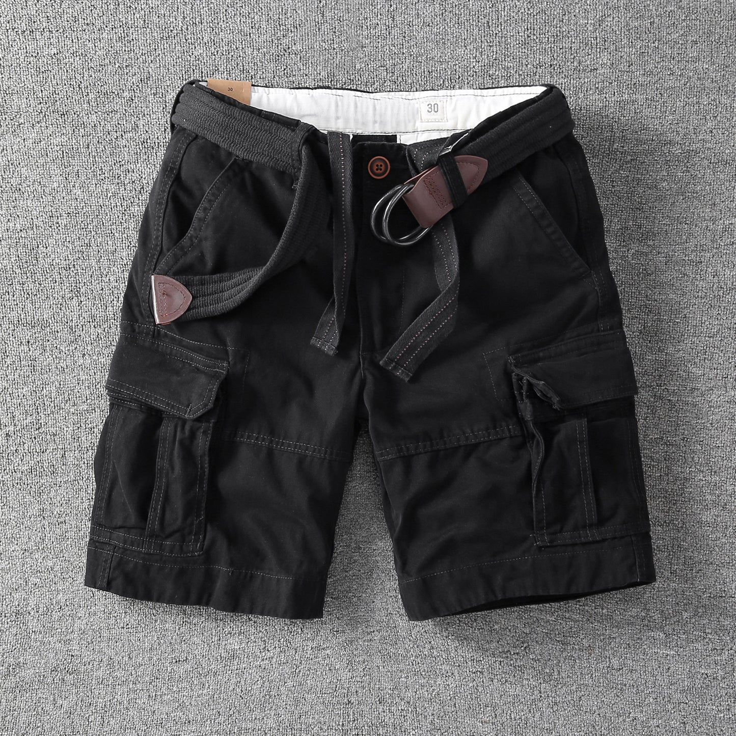 Straight-leg Men's Casual Mid-rise Pants