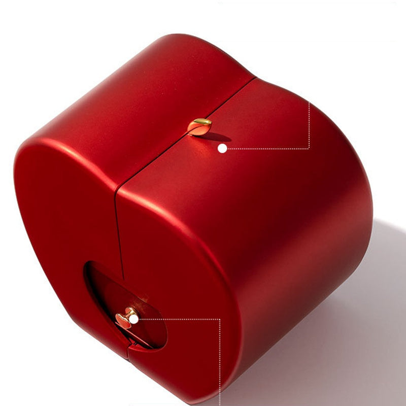 Fashion Jewelry Box Red Apple Christmas Gift Necklace 