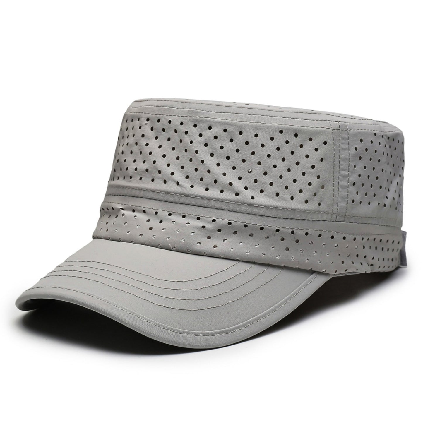Men's And Women's Solid-color Mesh Breathable Lightweight And Stylish Simple Style Bow-shaped Brimmed Flat-top Hat Suitable For Outdoor Hiking And Daily Outings