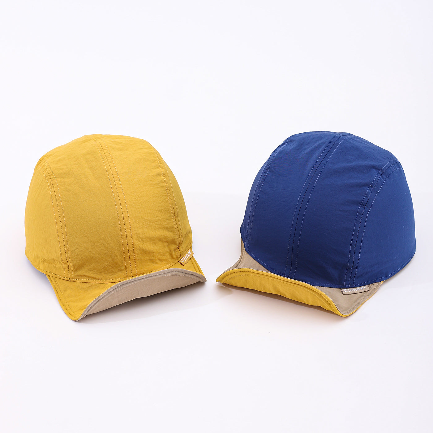Men's Double-sided Color-matched Waterproof Shapable Short-brim Casual Style Baseball Cap Suitable For Daily Commuting, Outdoor Activities And Fishing.