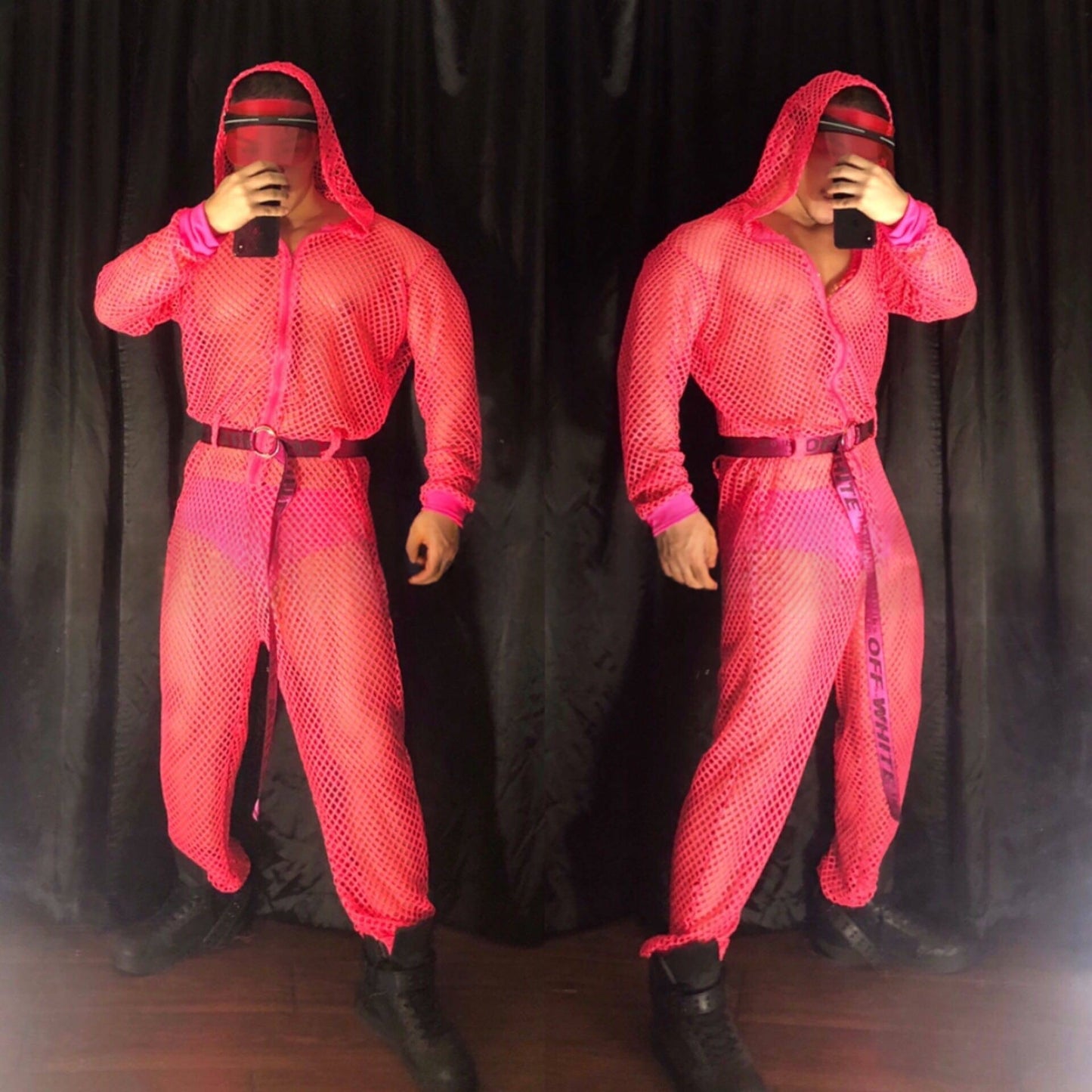 Light Hollow Connected Workwear Set