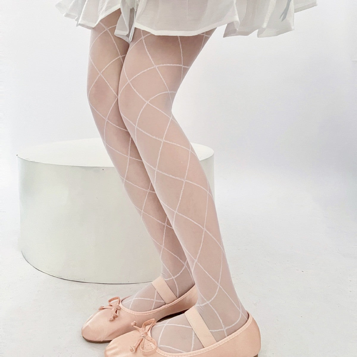 Pure Desire Large Diamond Patterned Stockings Sexy Spicy Girl Diamond Patterned Line Jacquard Pantyhose Thin Black Silk