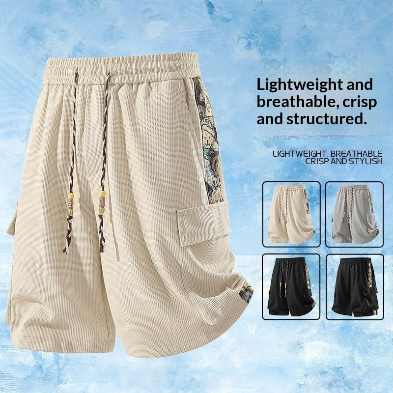 New Mens Work Shorts Summer Thin Breathable