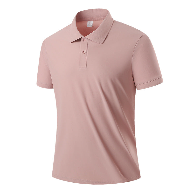 Men's Spring Summer Quick-Dry Outdoor New Simple Ice-Feel Polo Shirt
