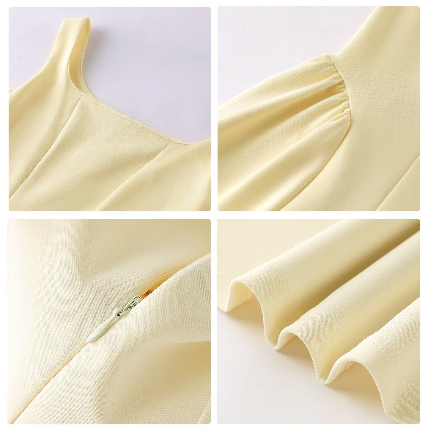 Waist-cinched A-line Stunningly Beautiful Strap Dress