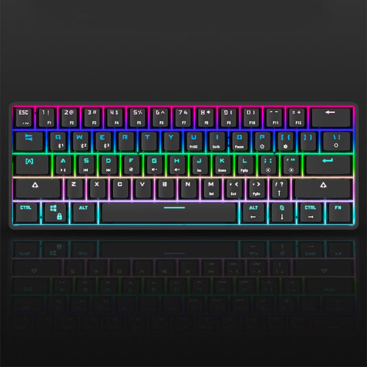 Smart Wireless Bluetooth Keyboard Colorful PBT Keycaps Mechanical Keyboard