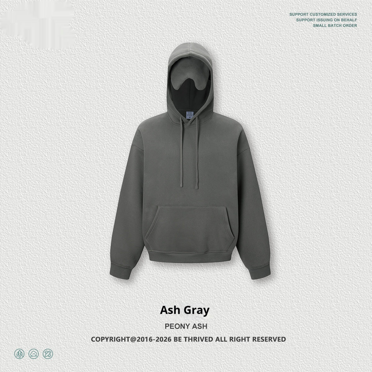 Streetwear Heart-Shaped Hug-Eyemask Hoodie