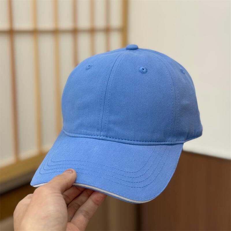 Korean-style Mens Hat, Japanese-style Minimalist Versatile Solid-color Baseball Cap