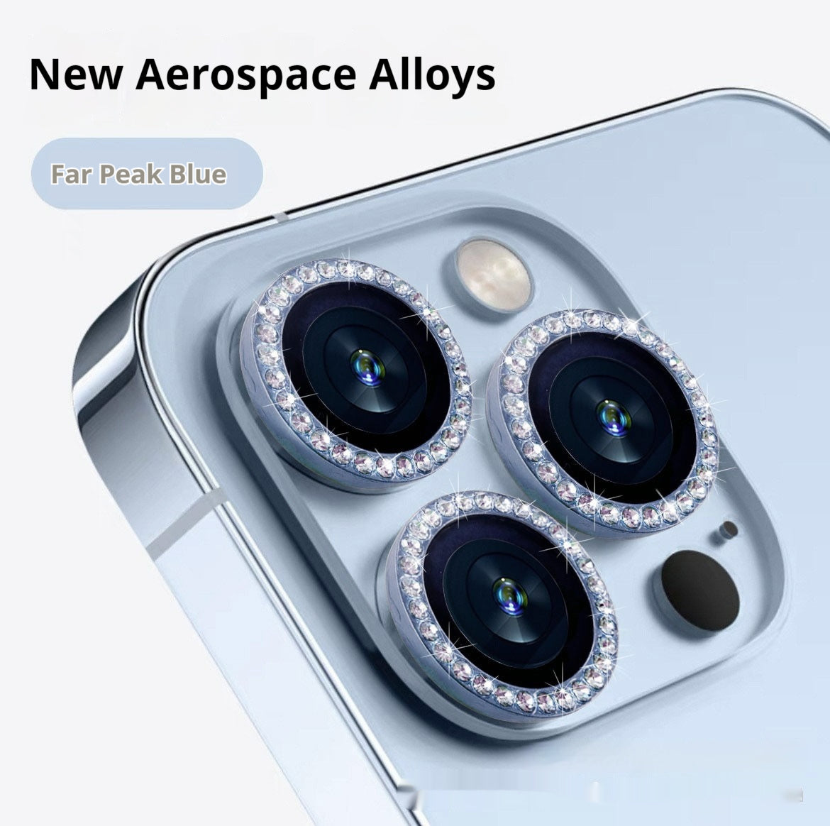 Rhinestone Lens Protector For Mobile Phones