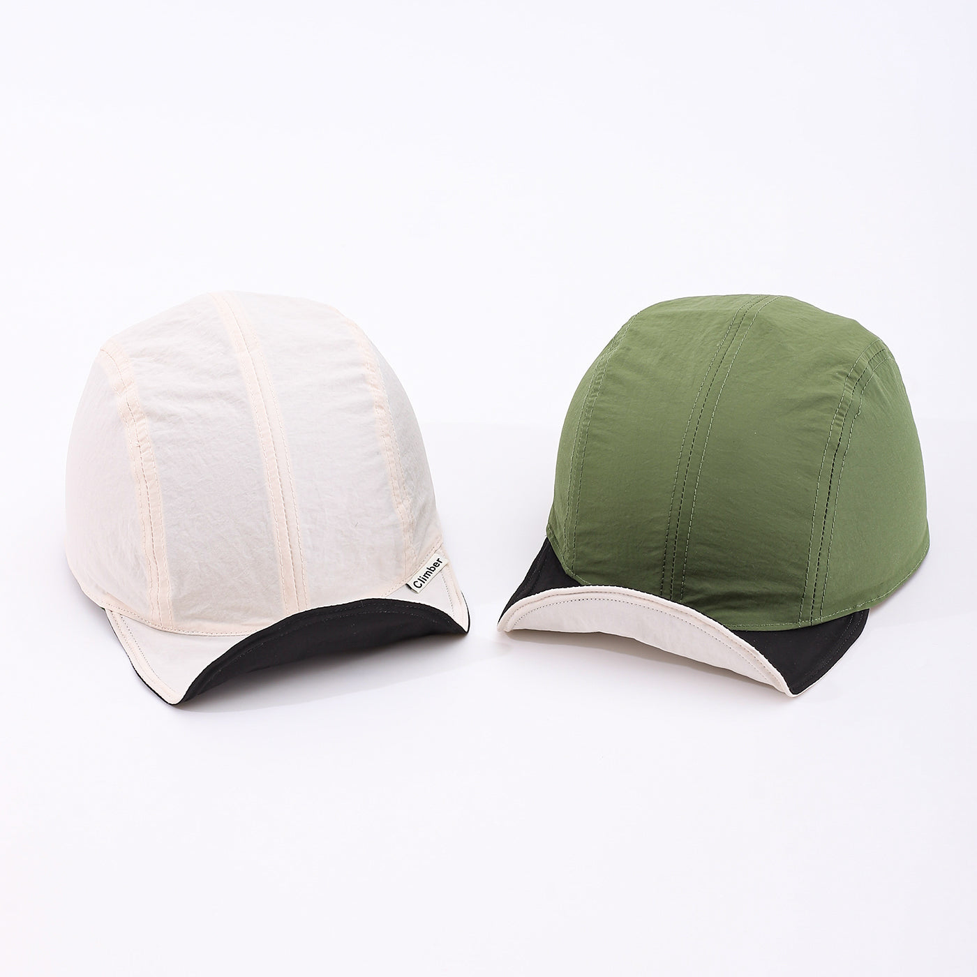Men's Double-sided Color-matched Waterproof Shapable Short-brim Casual Style Baseball Cap Suitable For Daily Commuting, Outdoor Activities And Fishing.