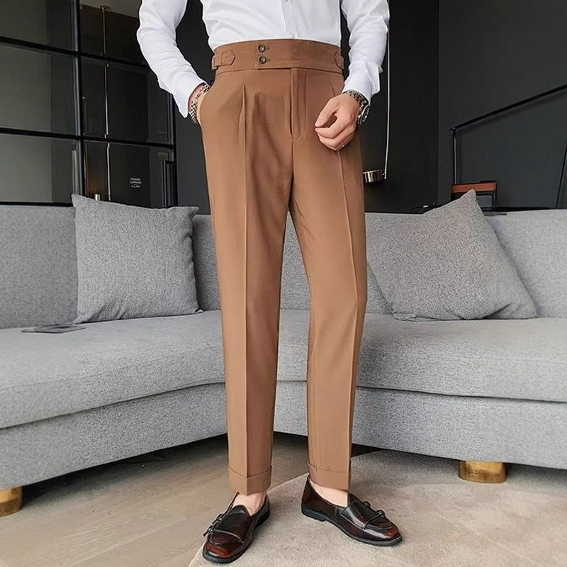 Naples Men's Trousers Korean-style Slim Fit