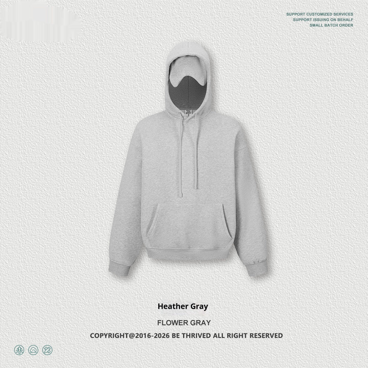 Streetwear Heart-Shaped Hug-Eyemask Hoodie