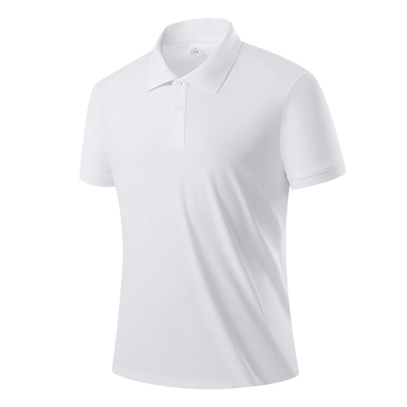 Men's Spring Summer Quick-Dry Outdoor New Simple Ice-Feel Polo Shirt