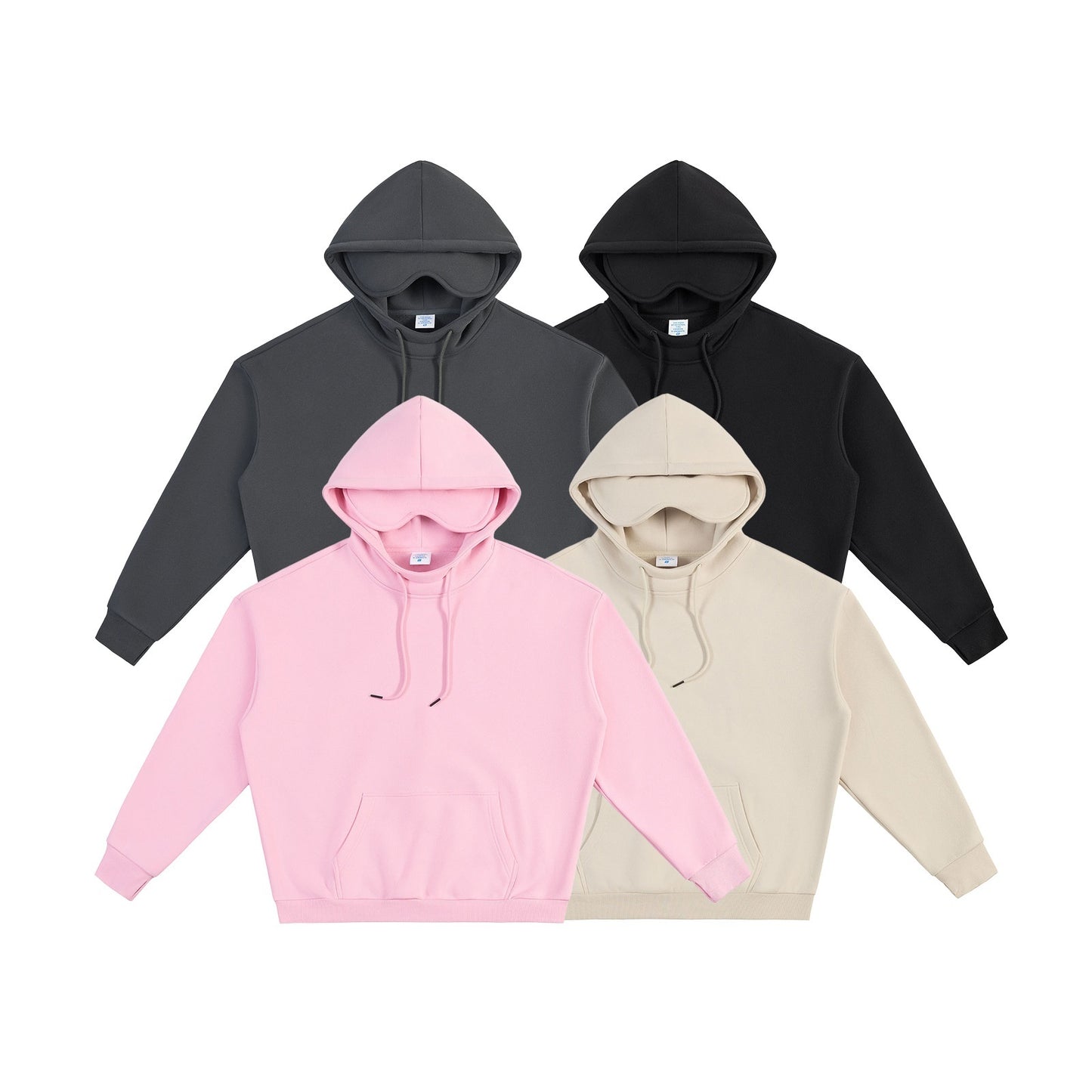 American-style Fleece-lined Thickened Heavy-weight Men's Hoodie
