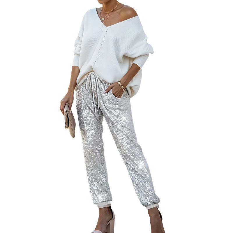 Straight-leg Casual Pants Women's Trousers