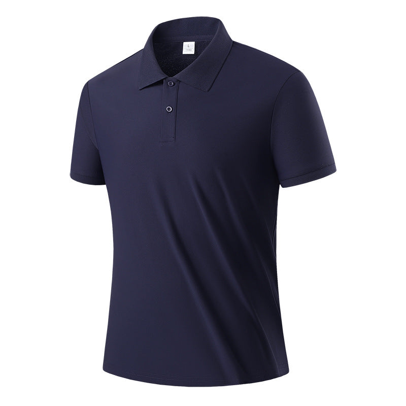 Men's Spring Summer Quick-Dry Outdoor New Simple Ice-Feel Polo Shirt